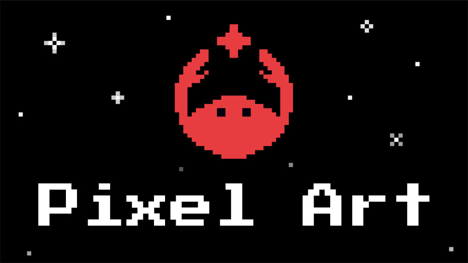 Logo pixel art de Space Crab Studio